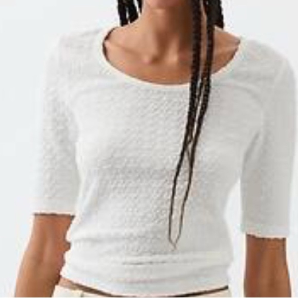 White Popcorn Top